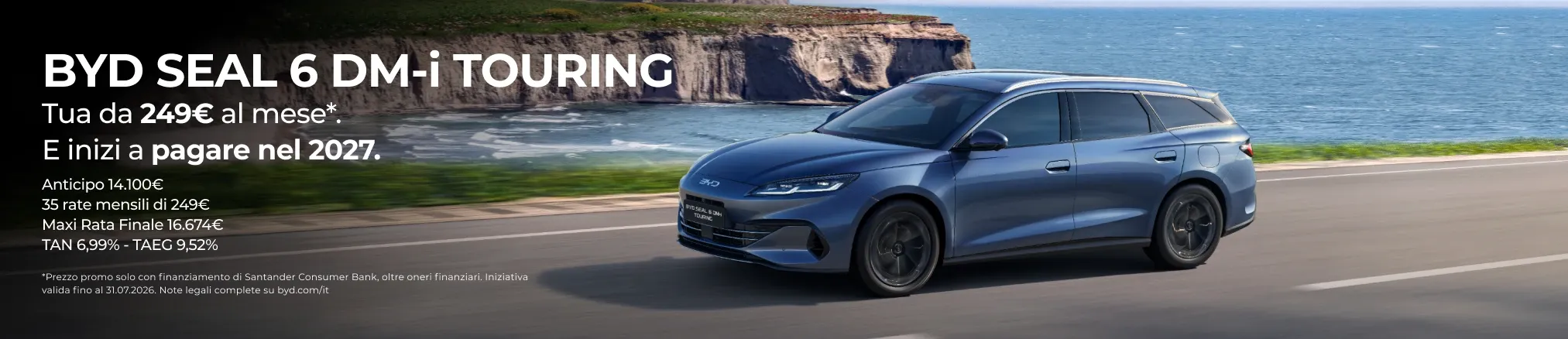 Offerte e promozioni BYD SEAL 6 DM-i TOURING con Finanziamento